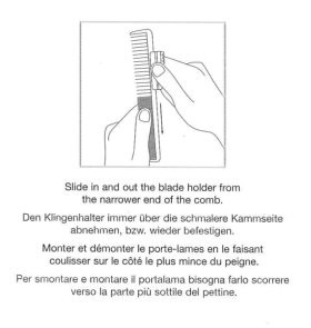 Combellino Cut and Comb  Haarschneide Kombimesser Art.Nr.:COM-320S