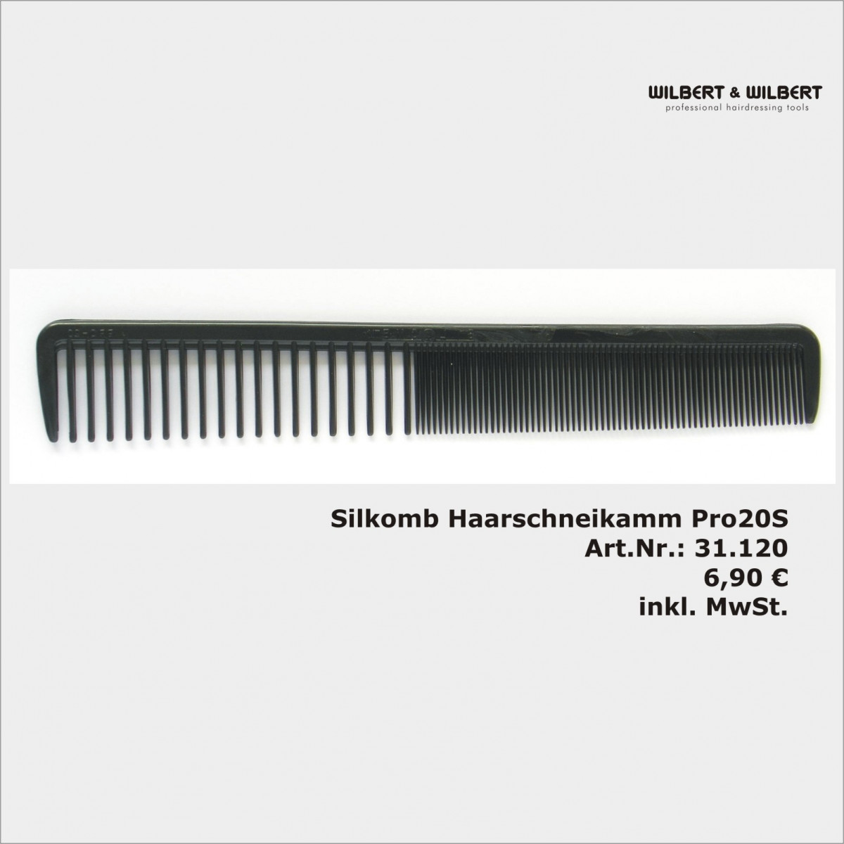 Angebot:3St. Silkomb mit 10% Rabatt Haarschneidekamm Pro 20S elastisch, 3 St.