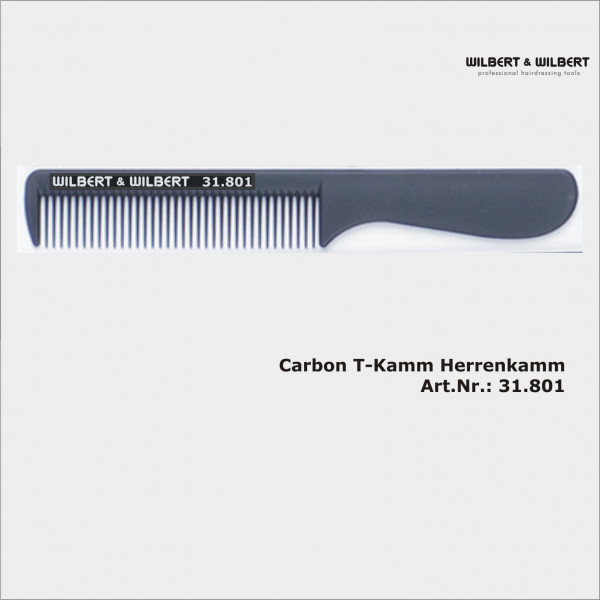 Carbon Gabel-Toupierkamm antistatisch