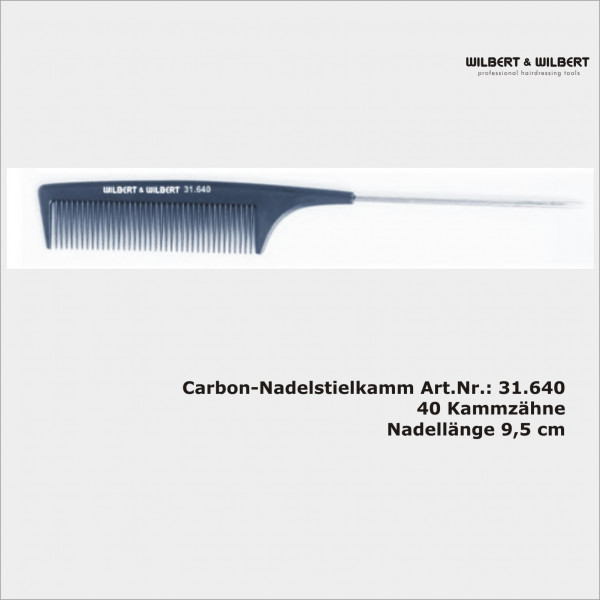Carbon-Nadelstielkamm Art.Nr.: 31,640