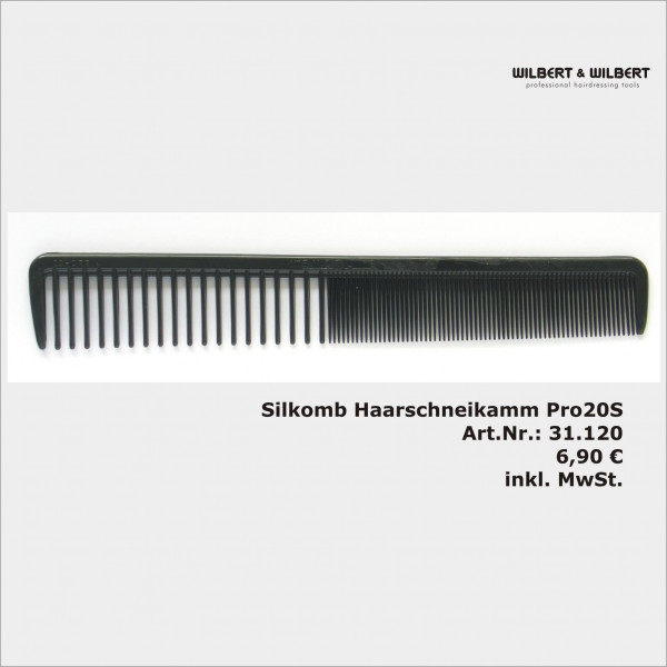 Angebot: mit 10% Rabatt 3 St.Silkomb Friseurhaarschneidekamm CM 20 elastisch-plus